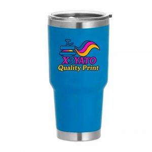 30oz Stainless Steel Thermo Mug Blue Color
