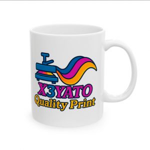 Ceramic Mug with Centered x3yato Logo