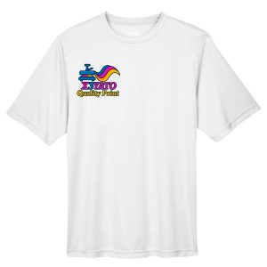 White Short Sleeve T-Shirt with x3yato Logo on Right Side
