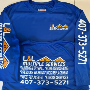 Custom Dry Fit Vinyl T-Shirt – Full Print Front, Back & Sleeves