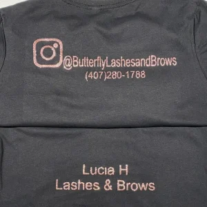 Dry Fit Glitter Vinyl T-Shirt – Custom Business Branding