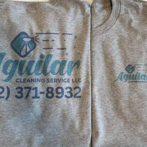 Aguilar Cleaning Service 50/50 Sublimated T-Shirt – Gray