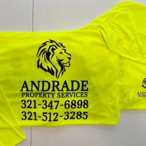 Andrade Property Services Hoodie T-Shirt – 100% Polyester Sublimated