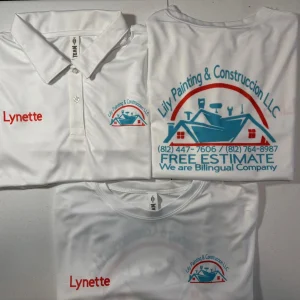 Lily Painting & Construction LLC T-Shirt – 100% Polyester Sublimated
