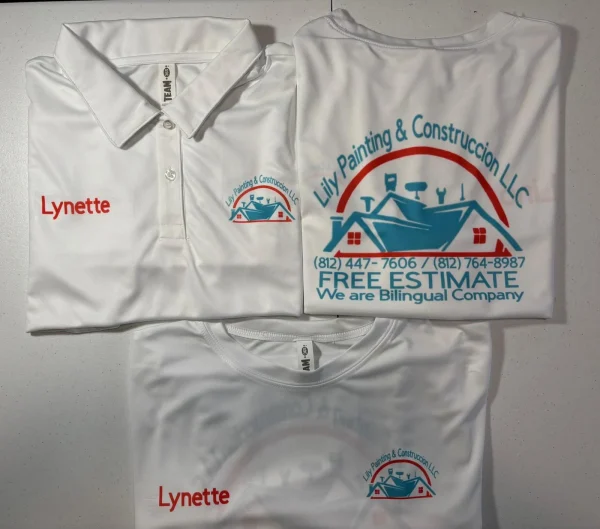 Lily Painting & Construction LLC T-Shirt – 100% Polyester Sublimated
