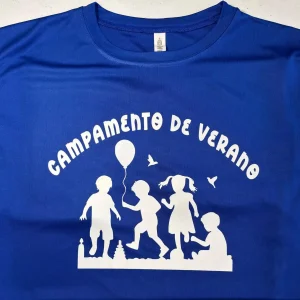 Summer Camp T-Shirt – 100% Polyester with Vinyl Print