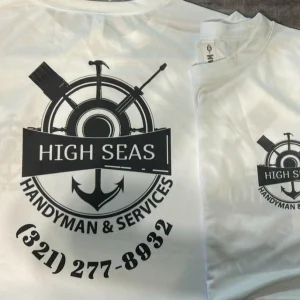 High Seas Handyman T-Shirt – Vinyl Printed Workwear