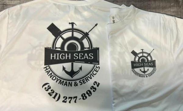 High Seas Handyman T-Shirt – Vinyl Printed Workwear