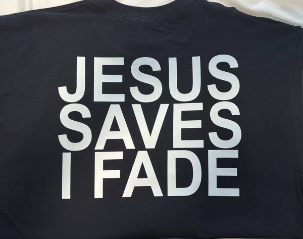 100% Cotton T-Shirt Made with Vinyl Print