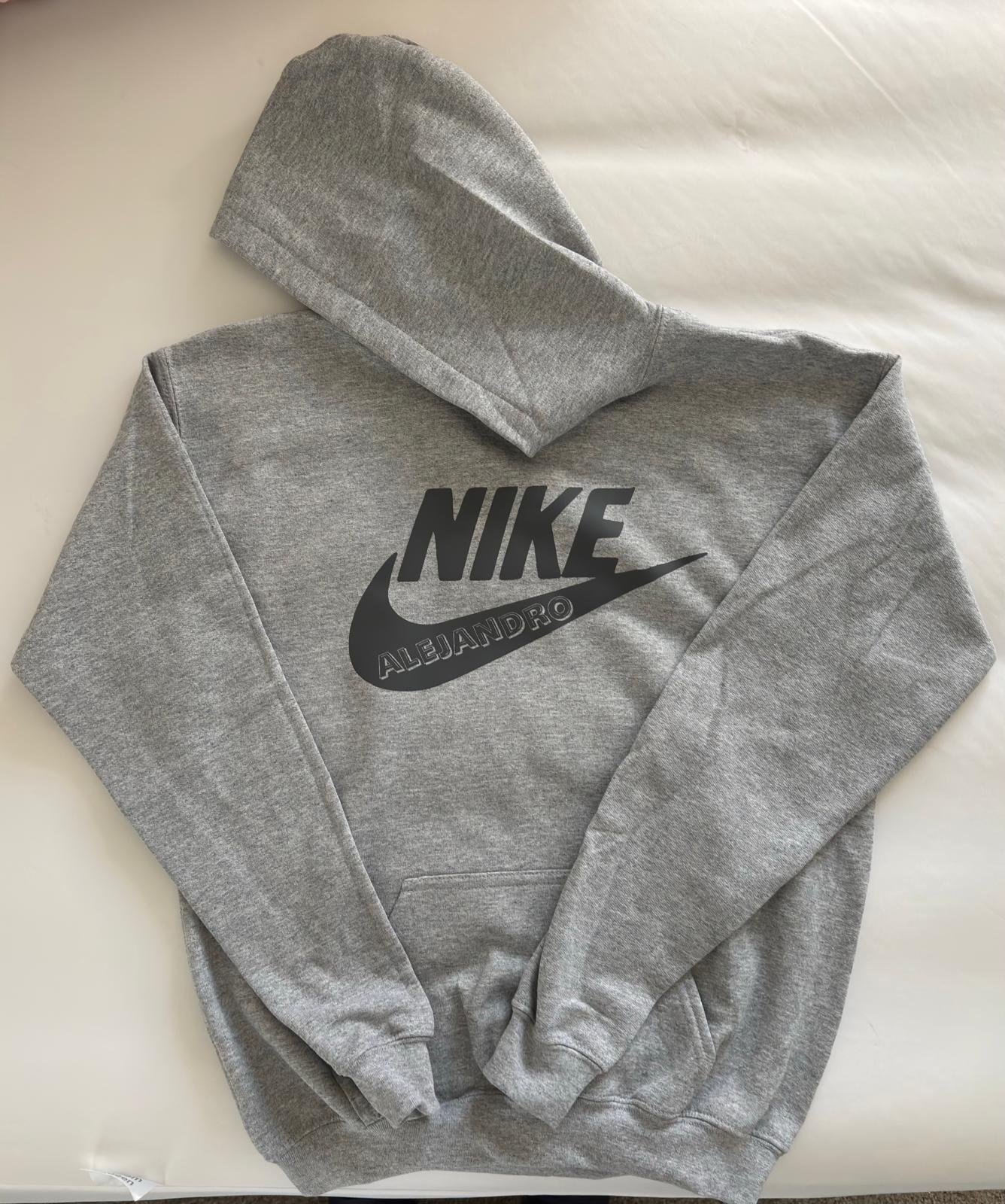 Gray Nike Air Hoodie – Classic Sport Style