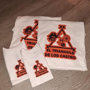 Custom “El Triángulo de los Castro” Graphic T-Shirts