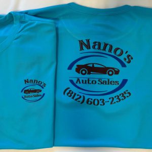 Nano’s Auto Sales – Custom Dealership Apparel