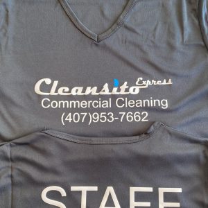 Cleansito Express – Commercial Cleaning Performance V-Neck