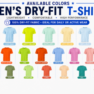 Custom Men’s Dry-Fit T-Shirt – Personalized Performance Shirt