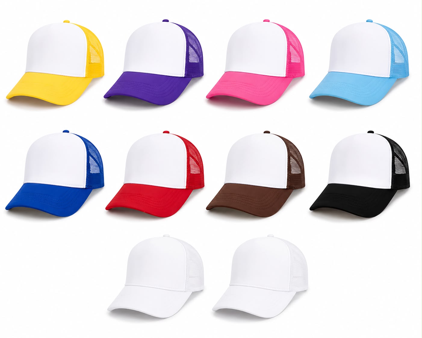 Custom Sublimation Trucker Cap – Multiple Colors Available