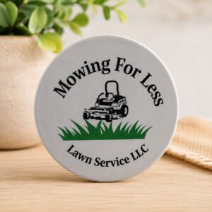 Personalized Round Business Sign